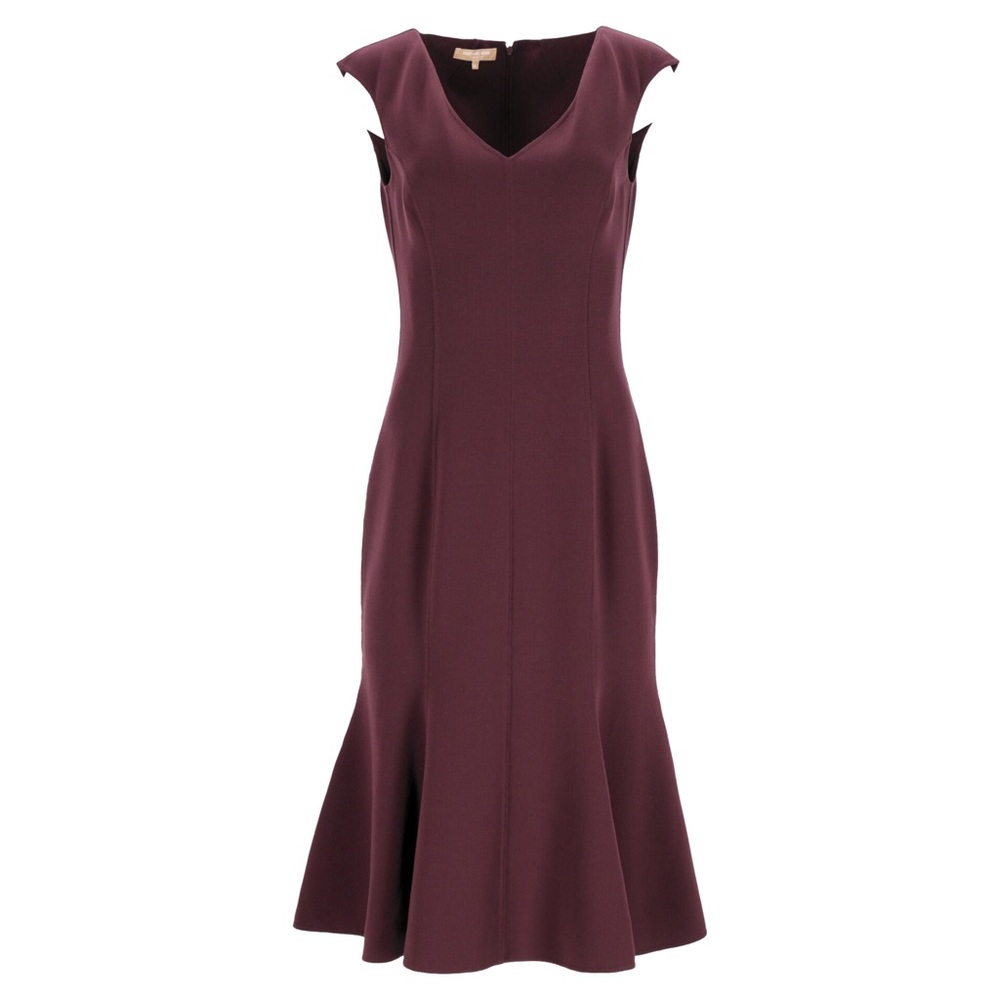 Michael Kors Purple Trumpet Dress